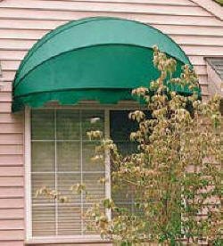 Dome style window canopy
